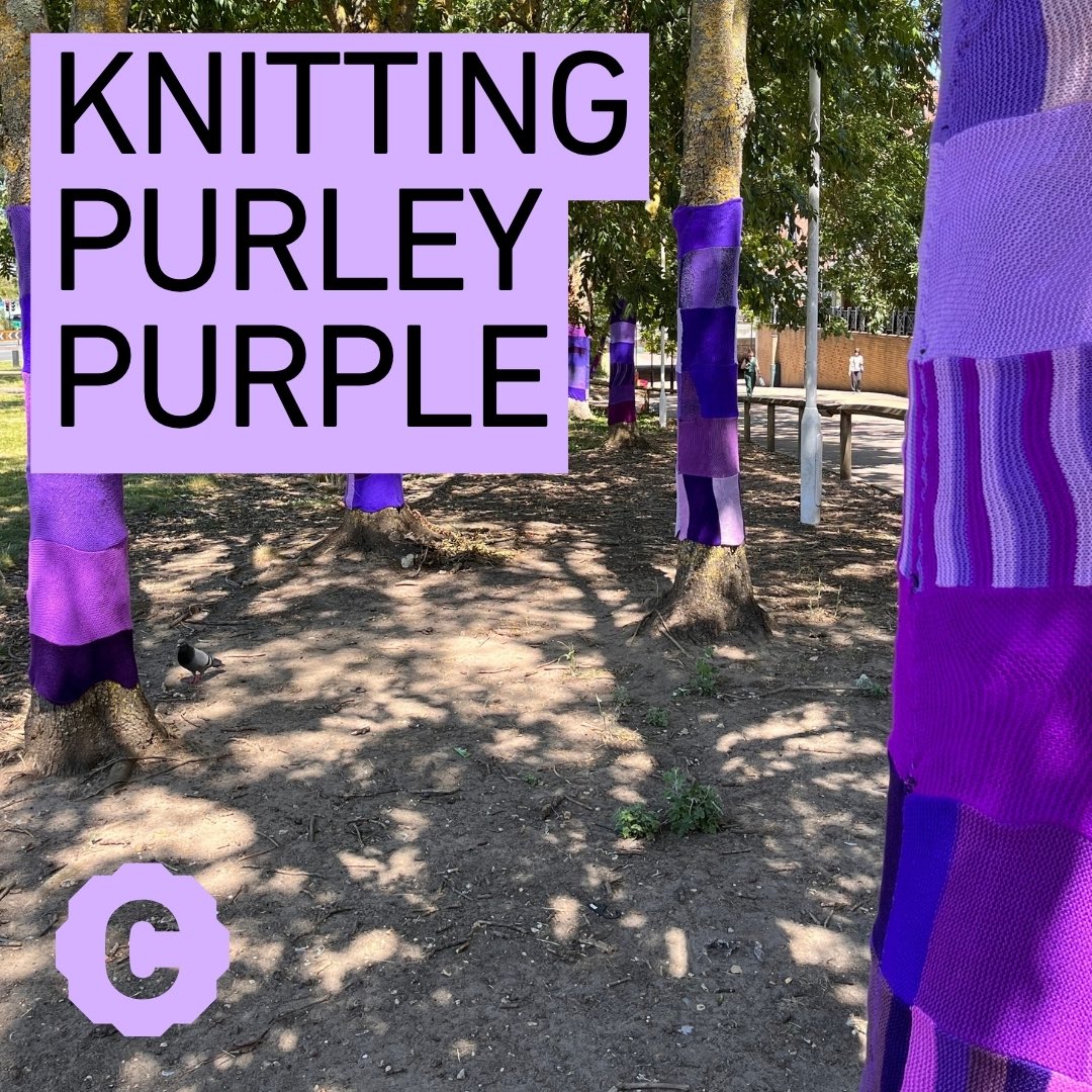 Croydonist's tweet photo. 🧶💜 Have you ever wondered why Purley’s trees are wrapped in purple knitting?

Guest writer Anna Pappachan Kakkassery discovers the story behind Paint Purley Purple – and how a colourful community tradition helps support people affected by cancer.👇
https://t.co/CfA3NMDIcL https://t.co/OZBrQyqz1X