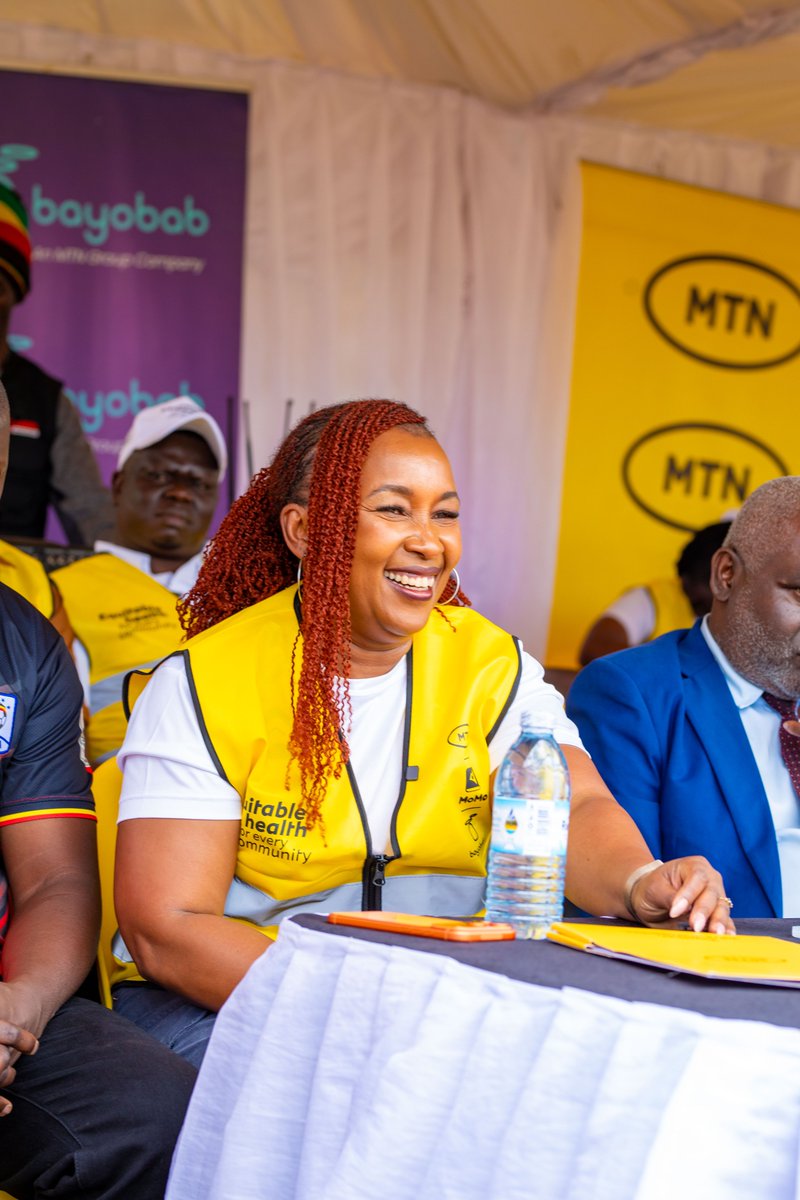 mtnug's tweet photo. “We get involved because we care, because we are thankful and we also believe we are a development partner to this great country.” 
Sylvia Mulinge - MTN Uganda CEO

Speaking during the #21DaysOfYelloCare activities at Kiyunga Health Centre, CEO MTN Ug @sylmulinge reaffirmed MTN's commitment to creating shared value for the communities it serves. 

She highlighted how connecting people to information, services, and opportunities continues to drive transformation across Uganda, while emphasizing that the trust customers place in MTN enables the company to give back through initiatives that create lasting impact. 

#DoingForTomorrowToday #YelloCare2026
@mtnmomoug @mtnfoundationug @MTNGroup