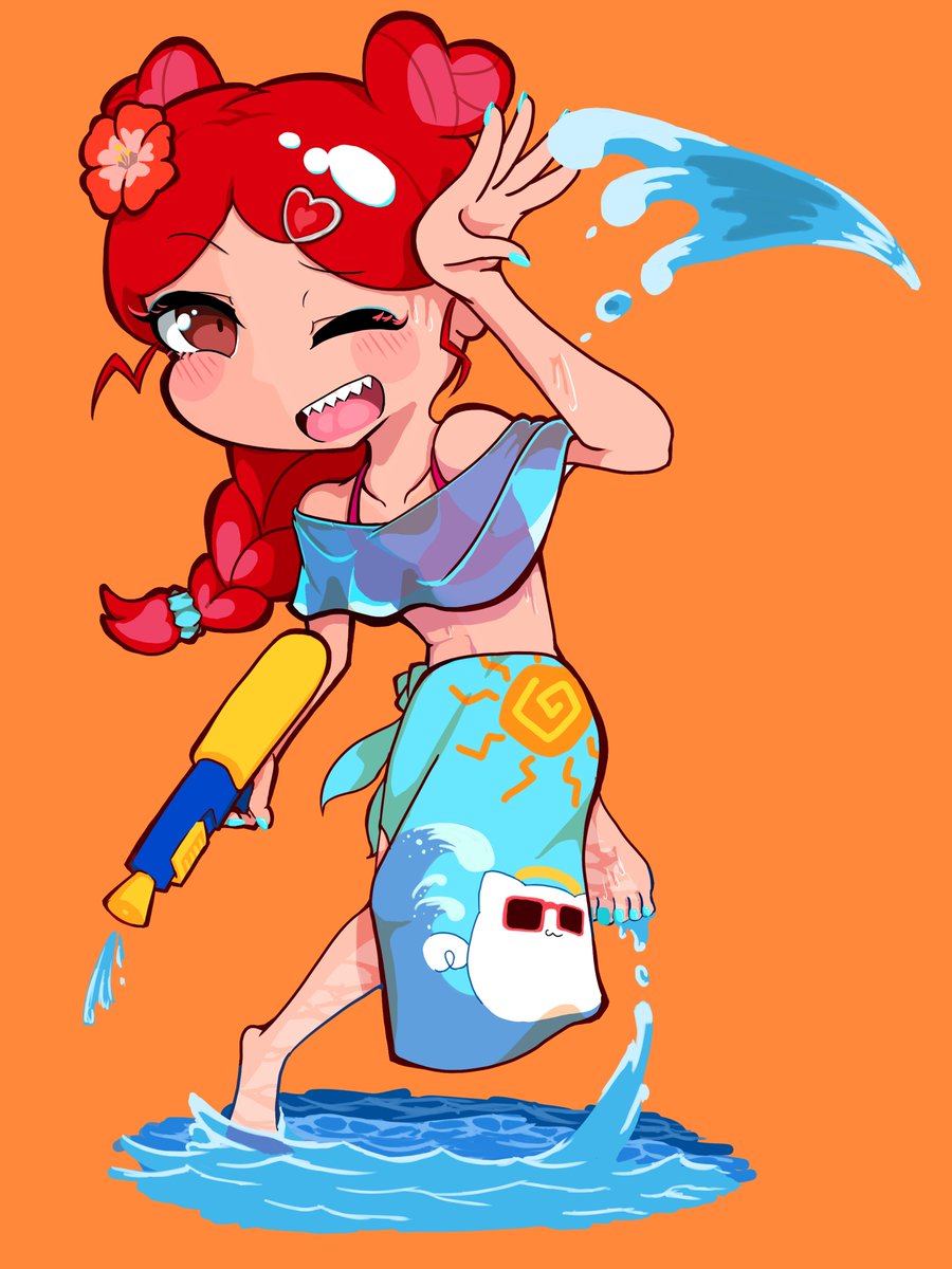 Red_P_illust's tweet photo. #ナナヲアート
夏だ！水着だ！FAだ！ https://t.co/uQMFjli13r