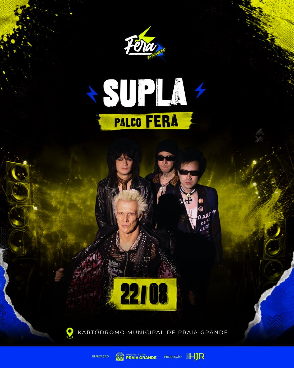 prefpraiagrande's tweet photo. O line-up do FERA Extreme continua crescendo e essa próxima sequência vem com peso, atitude e muita música conhecida do público. 🔥🎸

Três nomes, estilos diferentes e mais motivos para viver os três dias de FERA Extreme de perto.

Salva as datas e vem curtir os shows! https://t.co/Ff2OVvLzQo