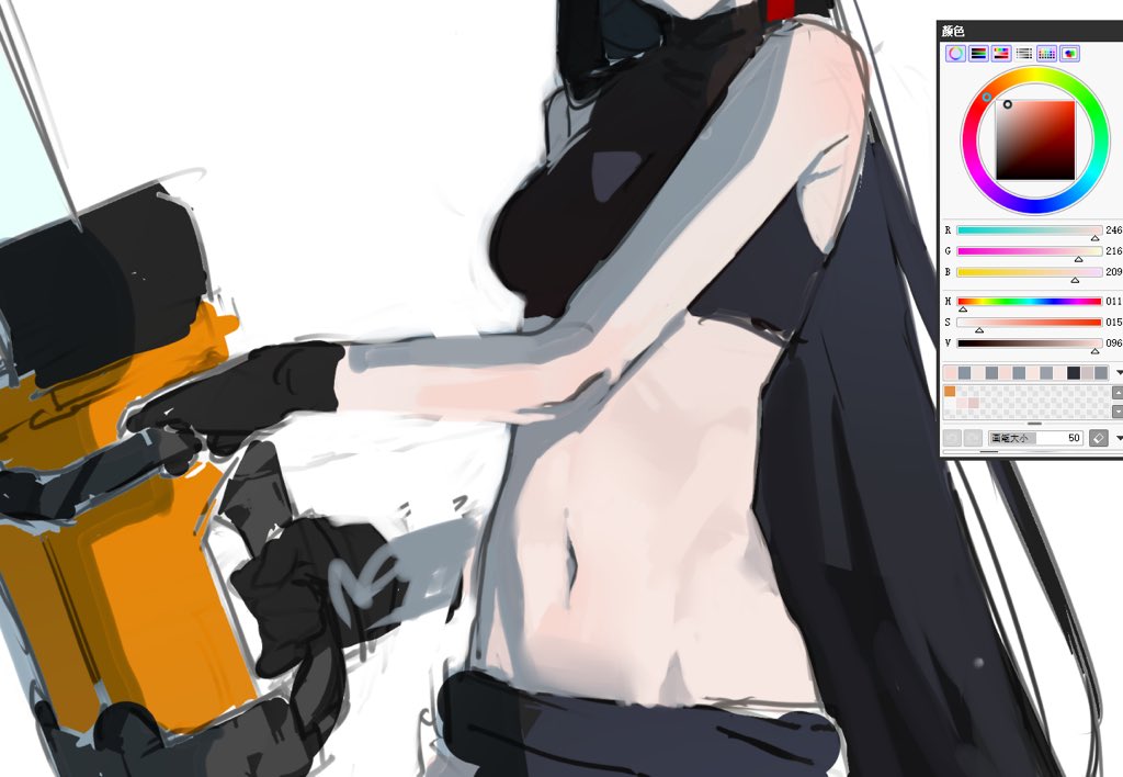 Mia_Acge's tweet photo. wip
（最后还是没忍住发出来了但是我实在是太喜欢这个腹部了） https://t.co/E4DaupkXVL