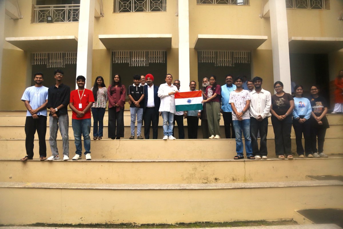 achyuta_samanta's tweet photo. Celebrated Har Ghar Tiranga with my lovable KIITians today. I was very happy to see the enthusiasm among our students and the pride with which they carried the Tiranga.
      
Har Ghar Tiranga, launched by Hon’ble Prime Minister Shri @narendramodi Ji under Azadi Ka Amrit Mahotsav, has become a beautiful people’s movement across the country. My gratitude to Hon’ble Prime Minister for giving us such a wonderful initiative and encouraging every Indian, especially our young generation, to feel even more connected with the Tiranga.

@PMOIndia
