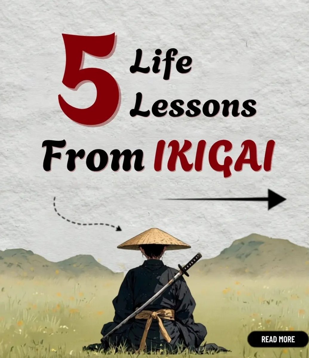 PsycheWizard's tweet photo. 5 Life Lessons from IKIGAI:

//- thread 🧵🧵 https://t.co/4M5sEbq1Zk