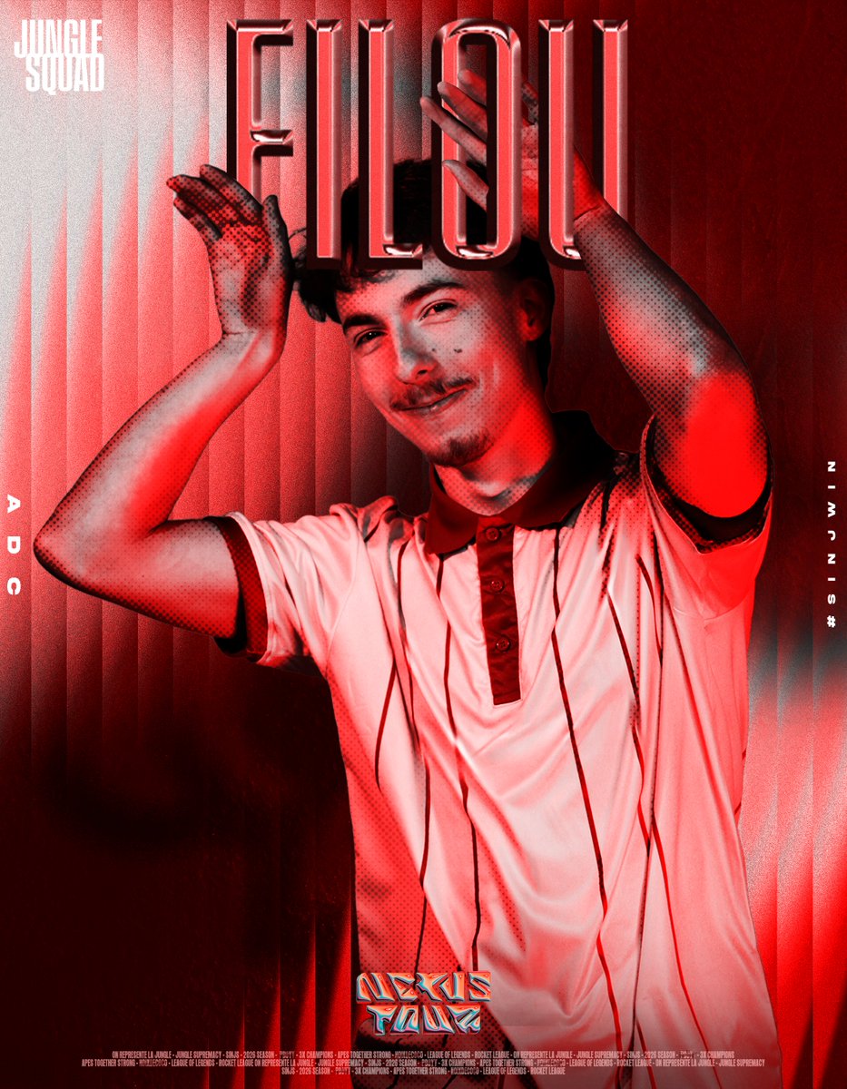 JungleSquad_GG's tweet photo. Un nouveau singe d'une très grande malice rejoint la Jungle Squad @Filou_La_malice 🌴

C'est avec beaucoup de fierté que nous vous présentons le tout premier joueur de notre équipe pour le Nexus Tour 2027 🦍

Impatient d'accueillir cette grande dose de malice et de vous montrer la suite de notre roster 

#SINJWIN 🐒