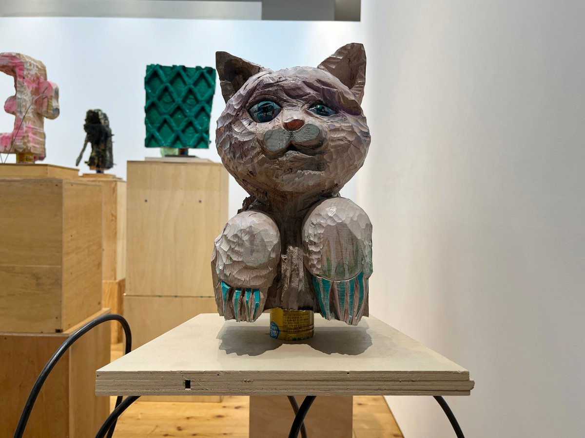 A021彫刻オブジェ 髙山陽介個展「昨日または今日あるいは明日」by ANOMALYをCADAN大手町