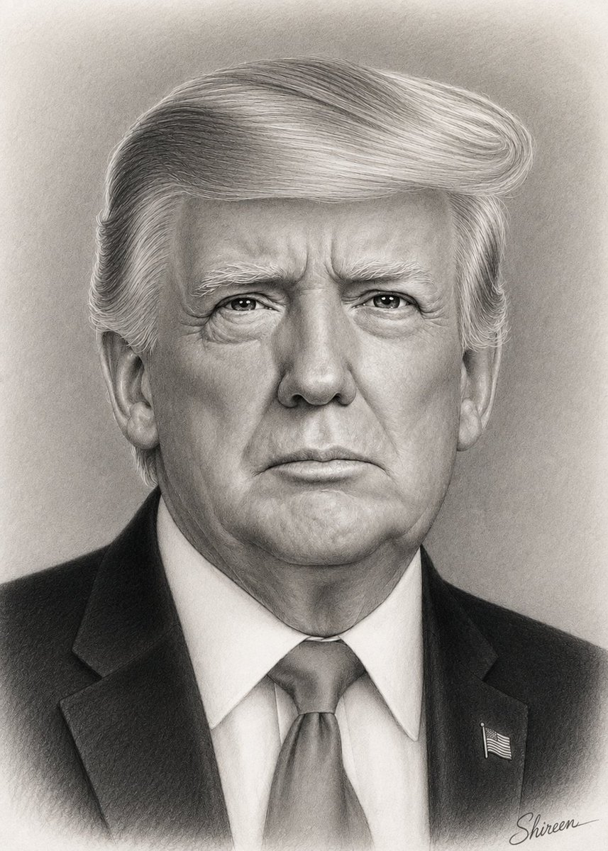 Ashley_22ky's tweet photo. My mom told me, “People hate Trump… why waste your time drawing him?” 💔
Maybe she’s right. Maybe nobody will like it. Maybe this post will get 0 retweets and no attention. 😭
But I still wanted to create this sketch because art is how I express myself. ✏️❤️
What do you honestly think of my Trump sketch? Rate it 1–10.
Custom Order Details in Bio