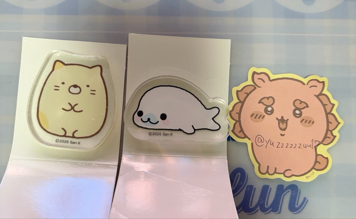 yuzzzzzzuu17's tweet photo. 【交換】サンエックス　100均 ミニアクリルブロック

譲)画像のもの
求)たれぱんだ

郵送希望
検索からでもお気軽にお声掛けください！ https://t.co/1LsD3ihWjv