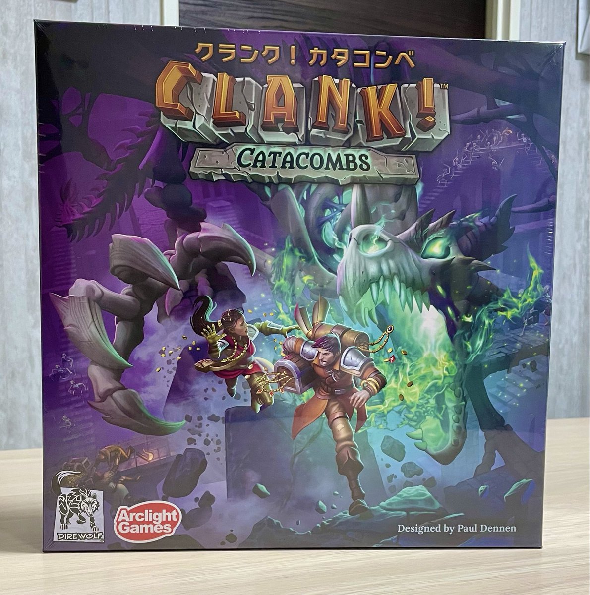 wacapule's tweet photo. 続いてのクランク！カタコンベ
初のクランク！面白かったぁ〜😆
ドラゴンの攻撃にハラハラしながらのダンジョン探検は他にはない感覚が楽しめる作品だ☺️
評判の通り、次に出てくる部屋が見えないのがめっちゃ良い✨
このリプレイ性、長く遊べそうでうれしい！
買って良かった！！😍 https://t.co/nLUxFghmth