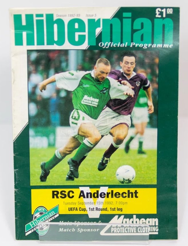 SRLothian's tweet photo. @21_dougie Remember it well. Programme from the home leg 👍 https://t.co/xyPd98RZ3y