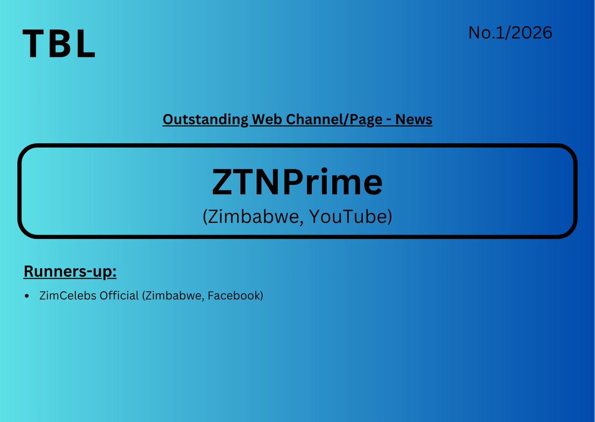 TheBlueListTBL's tweet photo. #TheBlueList #TBL: @ZTNPrime @YouTube @zimcelebs1 @facebook https://t.co/l0Gh3LjrYI