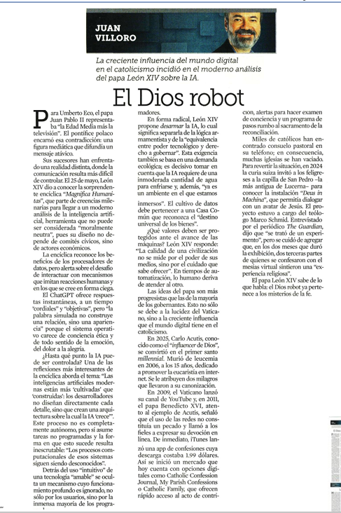 FelipeLeonLopez's tweet photo. El Dios robot @JuanVilloro56 https://t.co/v2TA4RxVZd