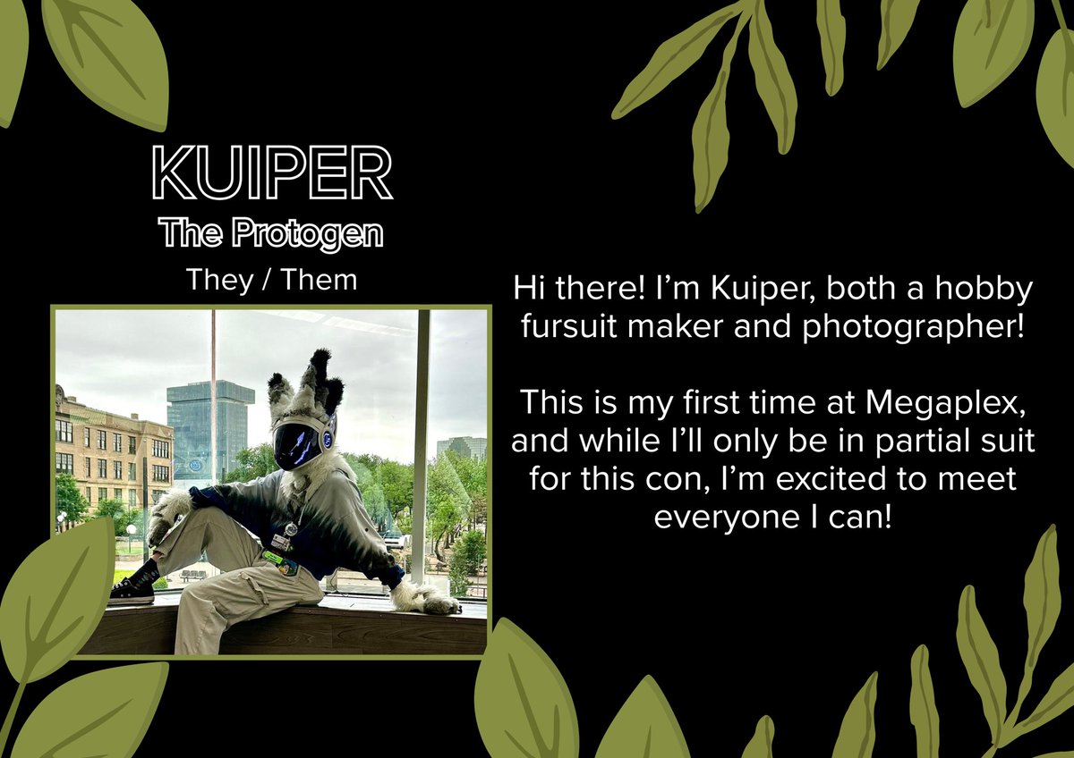 KuiperProto's tweet photo. Whoa! #Megaplex2026, in one week!!
Well, for this #FursuitFriday, let’s get some info out of the way!!

While I may only be going for Saturday of this con, am excited to see everyone, and finally get my proto all fixed up!!

#Protogen #FursuitEverday https://t.co/Z913DOsz8y