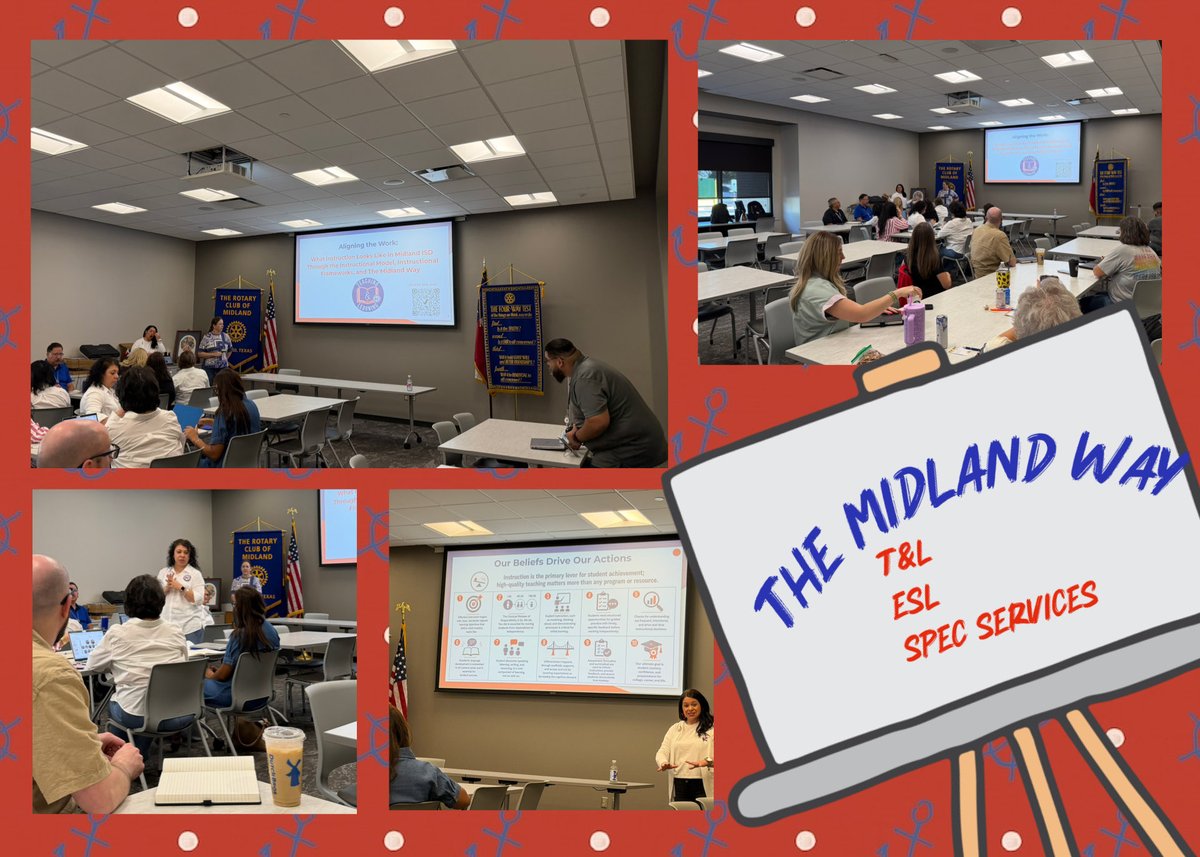 RussellAmy_87's tweet photo. Aligning the Work!! @Midland_ISD  with three strong teams! @MISDTandL @LuzOMelendez1 @Midland_ISDsped  as we are set for 2026 Go Team!! High Expectations, Strong Instruction, Opportunity!! @DrSDHoward @ErinBueno2 https://t.co/Ql63snJADJ