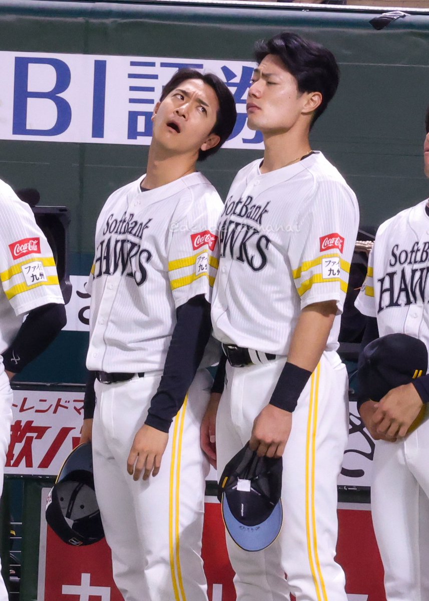 dendendehanai's tweet photo. メンチ切り合うたつりくマジで笑った😂😂
2026/8/14 ペイド

#sbhawks #柳町達 #渡邉陸 https://t.co/XwFgSOoDi1