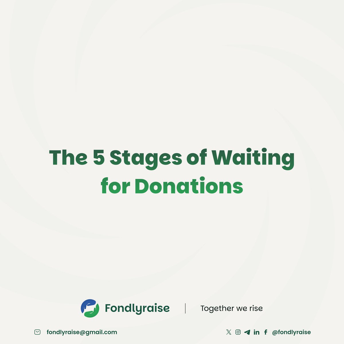 fonddlyraise's tweet photo. When FondlyRaise goes live, this is what you’re going to feel...

That little moment when your campaign finally starts moving?

Yeah. We want you to feel that. 💙

Fondlyraise is coming soon. https://t.co/3J8uYDT4Em