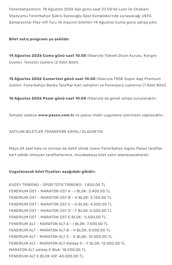 loveybabe510's tweet photo. @Fenerbahce @chobanistadyum Lyon maçındaki bilet fiyatına bak bir de G. Birliği maçı bilet fiyatı. Bu resmen dolandırıcılık https://t.co/OZPLIR27Zk