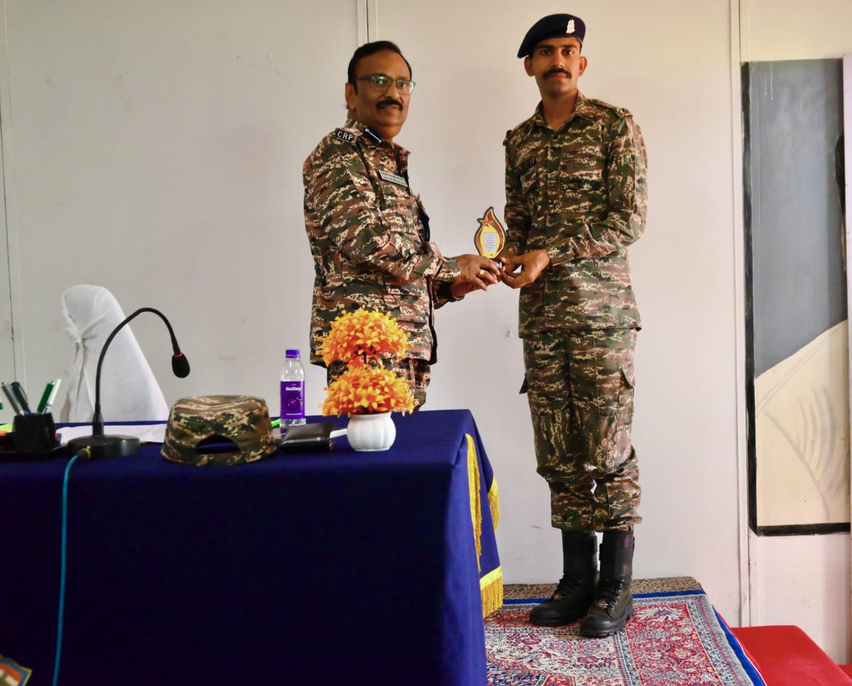 86Bncrpf's tweet photo. The 10th batch of “P I Training” was ceremonially concluded on 14.08.2026 at 86 Bn CRPF, Lamphelpat Imphal, by Commandant 86 Bn CRPF. Trainees with outstanding performance during the training were  felicitated. https://t.co/LchxYiMe2B
