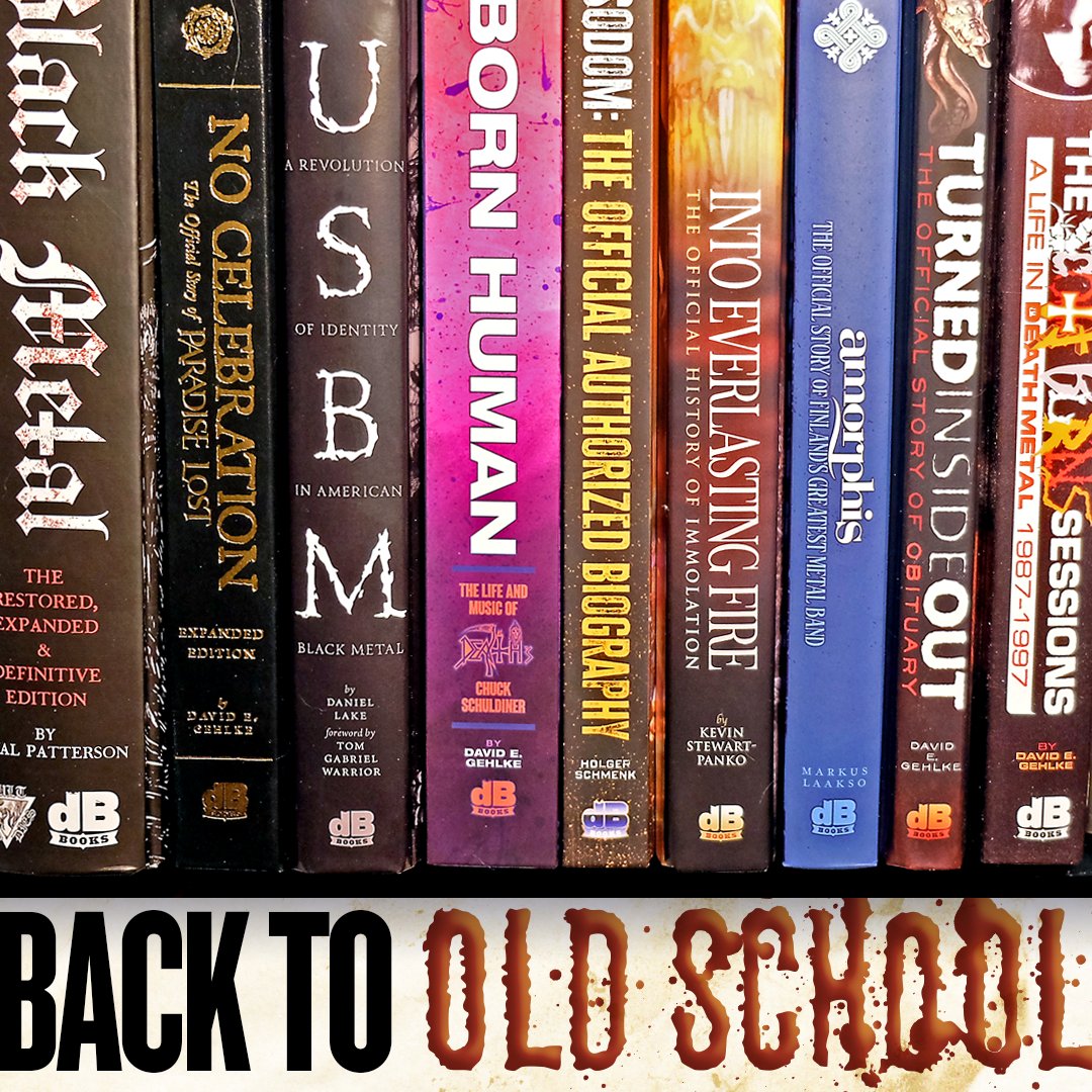 dbmagazine's tweet photo. The adult learners of Decibel Books are permanently enrolled in all things old school! It’s never too late to learn about your essential extreme music history. Get back to school with these titles currently in stock—for now.
https://t.co/vhOq189j1i https://t.co/FEjLWSGWU9
