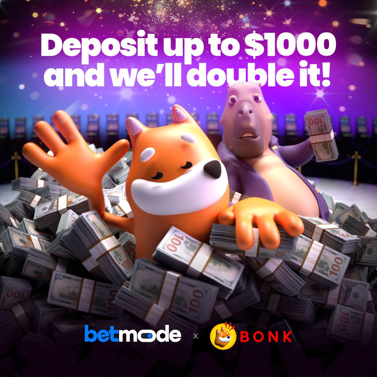 bonk_inu's tweet photo. Last chance to grab the welcome $1000 deposit match❗️❗️❗️

Next week The Dog’s cooking something up for the people grinding on BONKplay 👀

https://t.co/BZKyAal831 https://t.co/CCCWy83zYp