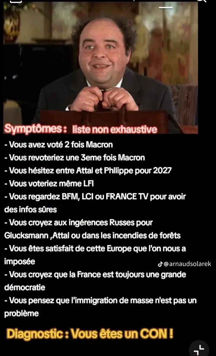 Dosinda961308's tweet photo. Êtes-vous un con ?..... Pour le savoir , un petit test🤫