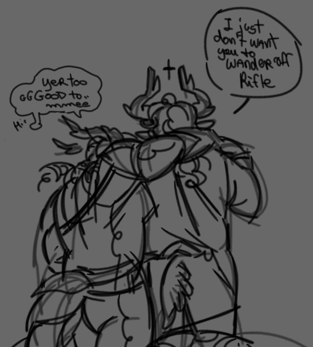 seraphim_tissue's tweet photo. more of those two also implied scythe hook #phighting https://t.co/vWRb0Ay2VE
