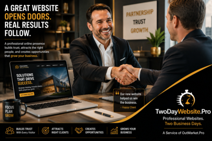 OutmarketPro_'s tweet photo. A professional website isn't an expense.

It's an investment in your future.

https://t.co/My3fwd8PwS
#SmallBusiness https://t.co/Z7zxUejDTe