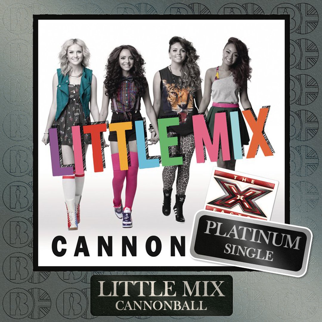 BRITs's tweet photo. ‘Cannonball’, the single by @LittleMix, is now #BRITcertified Platinum. https://t.co/kfOIlxgmqD