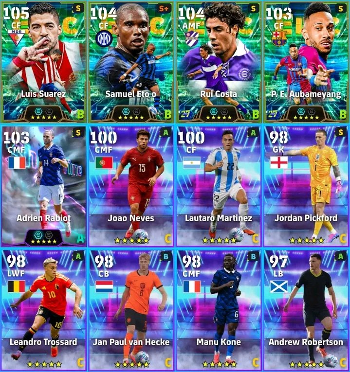 Omotolaplay's tweet photo. 👀 Which One Are You Waiting For? 🔥
Daily Game Rewards 🆚 Starter Set 🎁
Who’s getting the highest MAX Rating? 💹🔥
Drop your pick in the comments! 👇👀
#eFootball #eFootball2027 #eFootballMobile #Gaming #eFootballUpdates https://t.co/byQx5kh21G