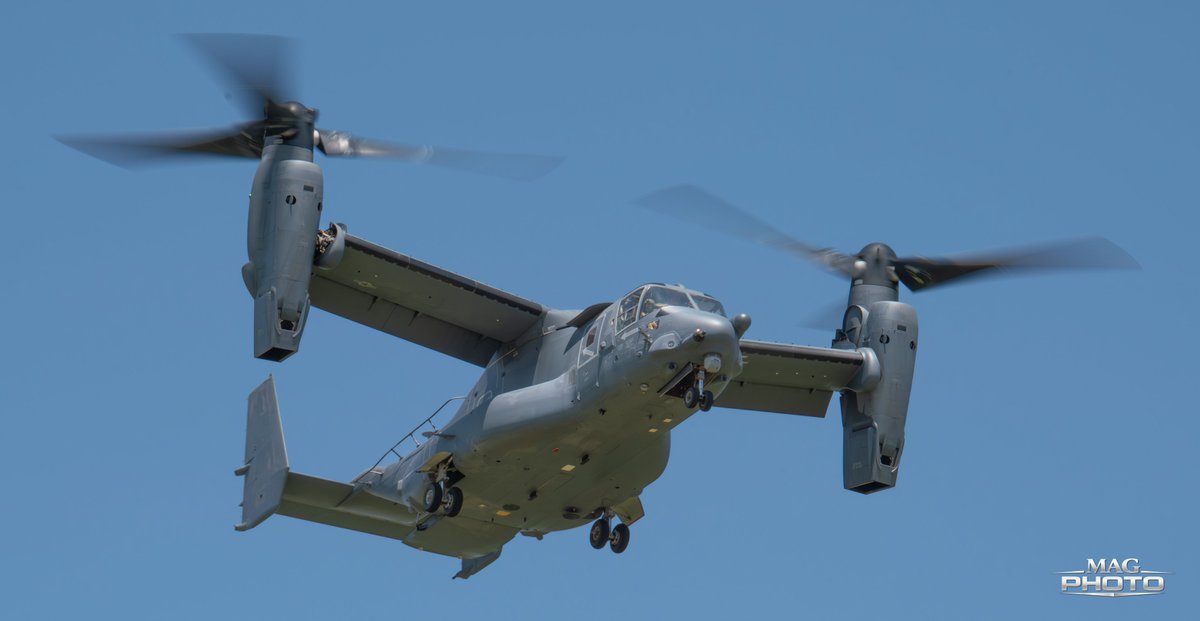 MAGPhotoOK's tweet photo. CV-22 Osprey 08-0049 on short final to TIK as Dusty78. Really excited to have caught this. https://t.co/wqoB5xRvZ1