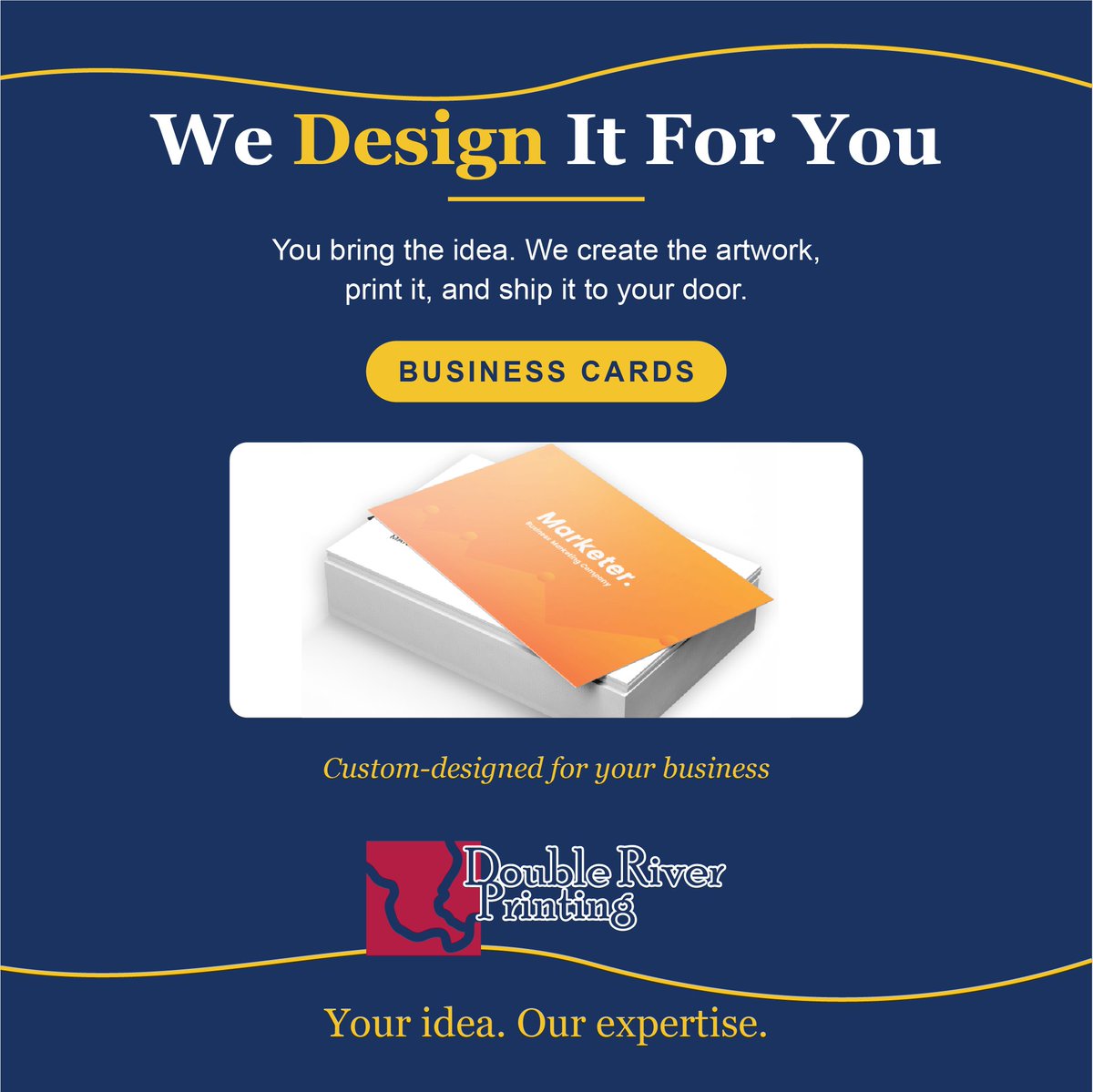 DoubleRiverGuru's tweet photo. Double River Printing is now on Etsy 🎉

Custom business cards, postcards &amp; flyers — you bring the idea, I design it, print it &amp; ship it. No files needed.

10% off your first order thru Aug 31 (code auto-applies):

https://t.co/0lkG5zde9u

#ArkCityKS #KansasSmallBusiness https://t.co/vLBWatPqGH