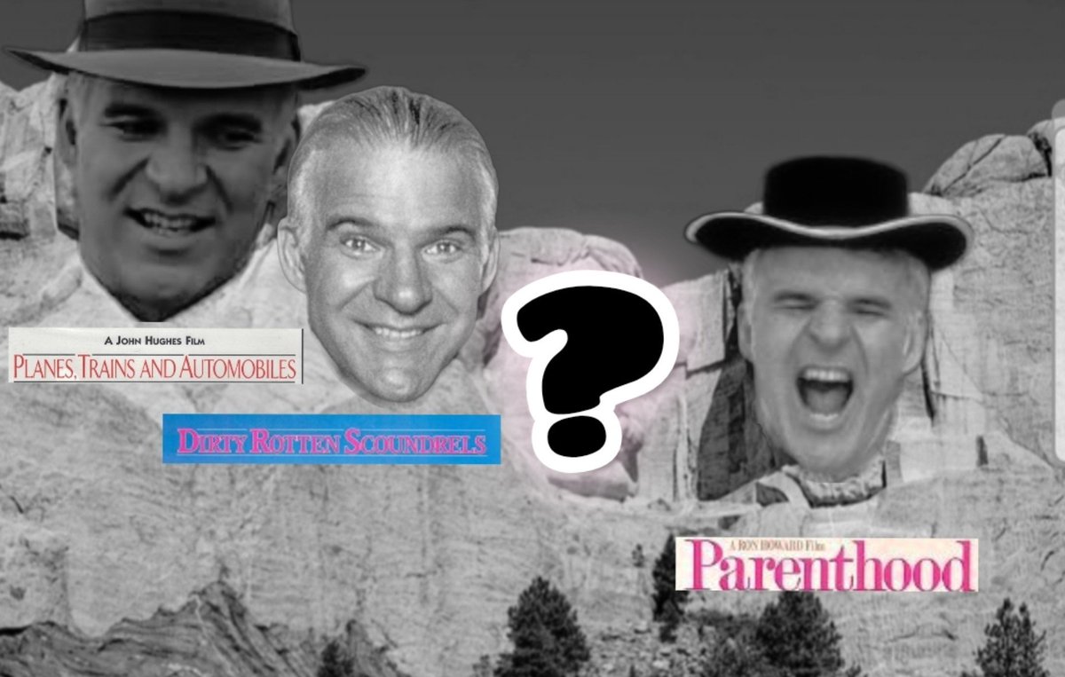 FunMovieTVFan's tweet photo. On his birthday, what else belongs on this monument of Steve Martin roles... https://t.co/9mS5ucq2Kg