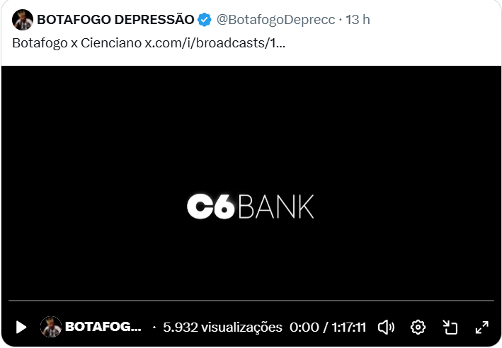 _kleber_'s tweet photo. @BotafogoDeprecc O início da transmissão já escancarava tudo.... https://t.co/a6yavJU2an