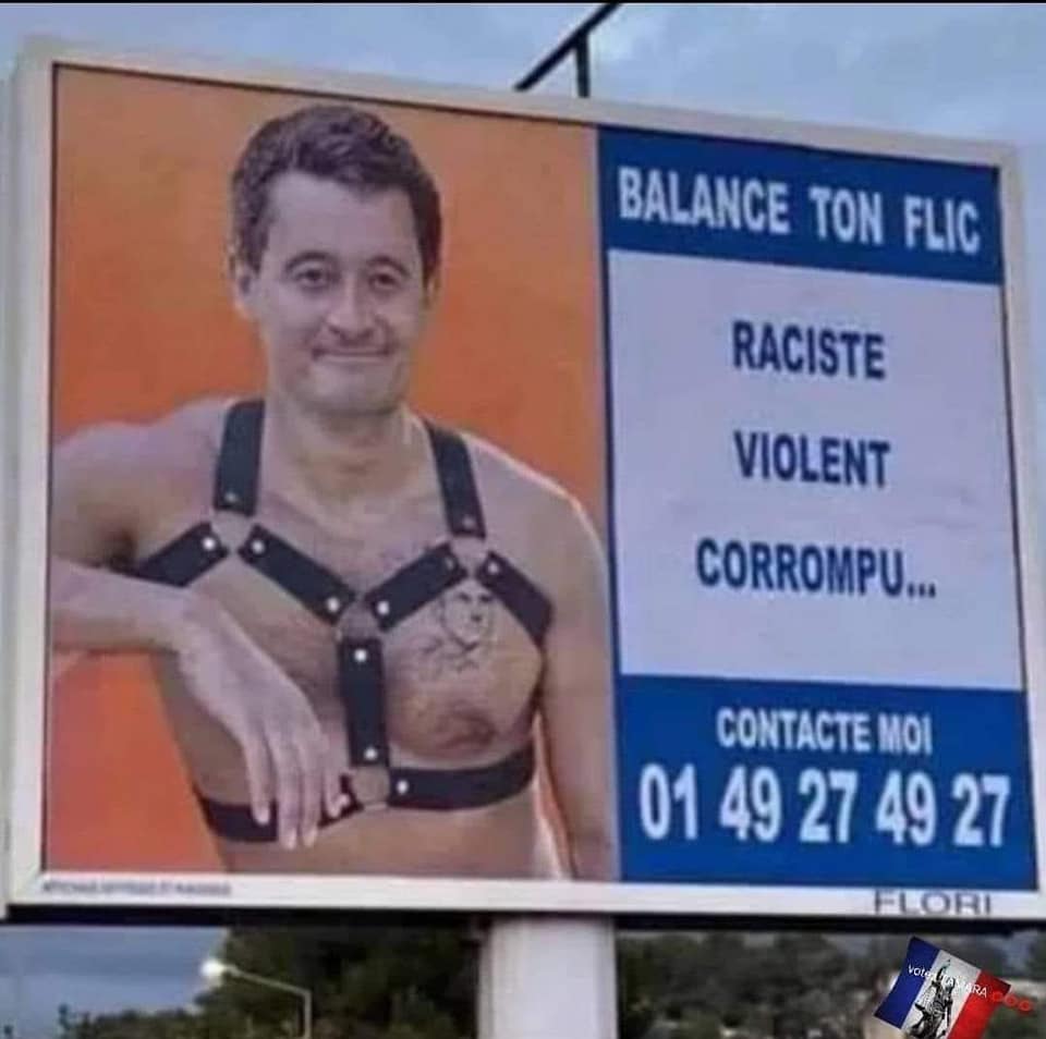FabienR60756's tweet photo. @NunezLaurent Le 1er truc qui va sauter quand on vous aura dégagés, c’est ça : on veut une police professionnelle au service du peuple, pas des nervis avec un permis de tuer pour servir les intérêts du pouvoir. Minable sycophante incompetent et couard! Vous serez juges vous aussi #SteSoline https://t.co/DnB4hLahgD
