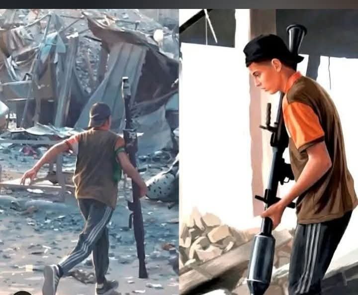 OmarAbunad5's tweet photo. يا خجلة التاريخ من أمةٍ تملك الجيوش والسلاح، بينما يقود معاركها فتى لم يتجاوز السادسة عشرة.

صُهيب أبو لباد، ابن حي الزيتون، ترك الكلام لأهله واختار الميدان عنوانًا له، حتى ارتقى شهيدًا.

فتى بأمة… وأمة لا تساوي هِمّة فتى.

هنا غزة، هنا مصنع الرجال، وهنا تُكتب البطولات. https://t.co/WHWxzQGzpM
