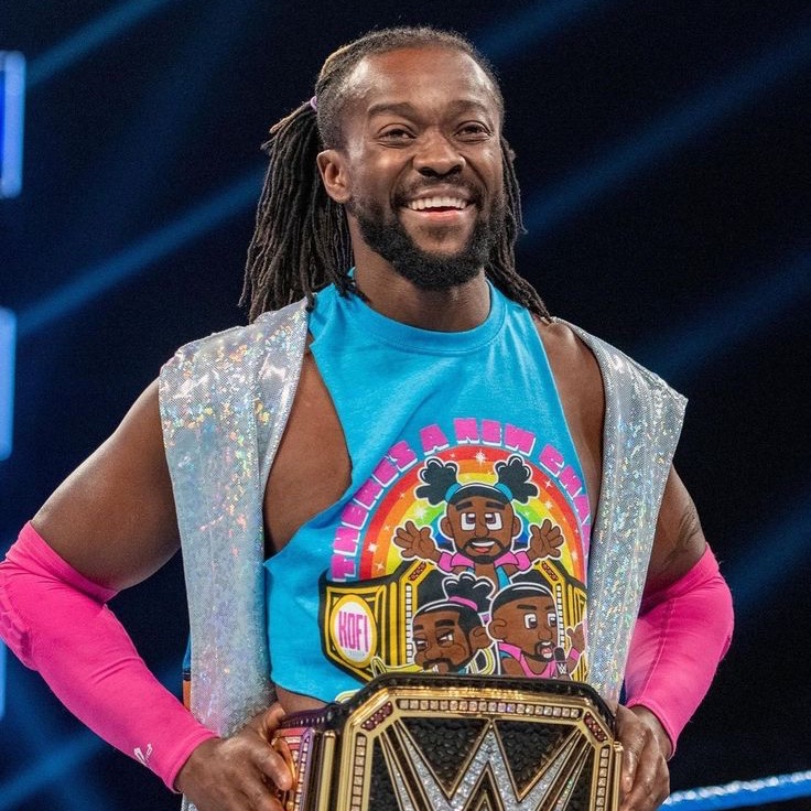 WrestleSeek's tweet photo. Happy birthday to one of the most entertaining and talented WWE Superstars, Kofi Kingston 🎂

The WWE legend turns 45 years old today. https://t.co/HjwYfGGAEc