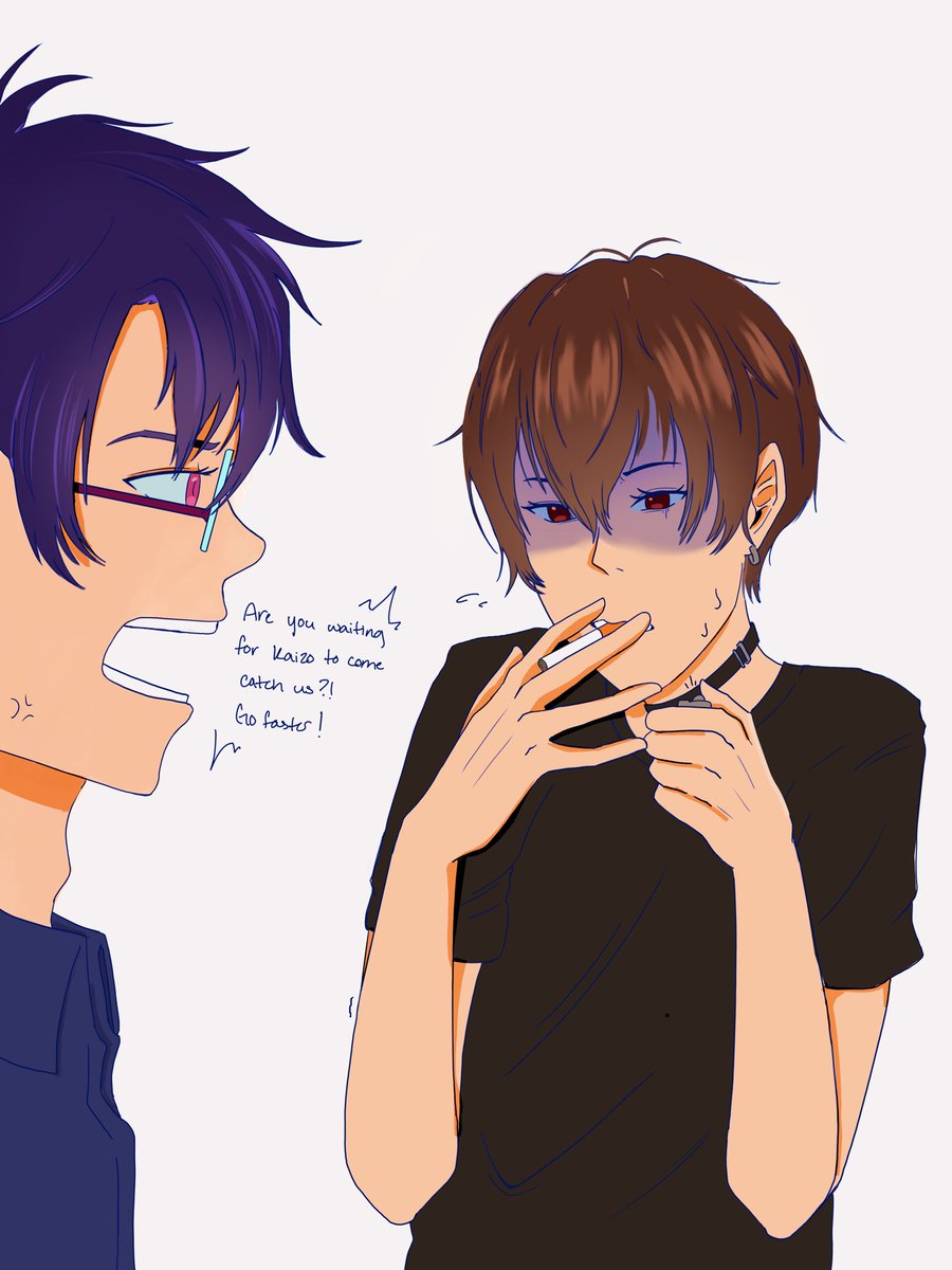 hal1k1tty's tweet photo. i wish i had a blunt right about now. despite the stressors we stay silly…… (kaizo is also 2 min away from their location) 

#fang #boboiboyhalilintar https://t.co/XJs9zVU12l