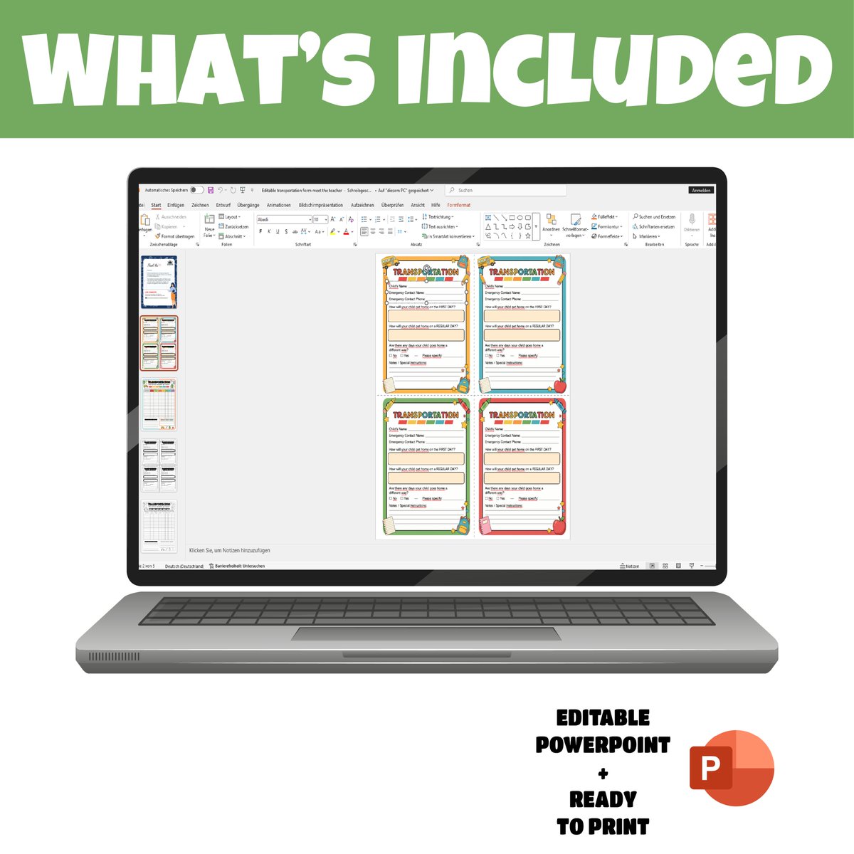 AvenuesLearning's tweet photo. Make dismissal easier from day one! 🚌✏️
This Editable Transportation Form is perfect for Meet the Teacher, Open House &amp; Back to School! Collect first-day + regular transportation info and keep your class dismissal plans organized.
#BackToSchool

https://t.co/JyNsO13ncR https://t.co/EvLIPbP7KB
