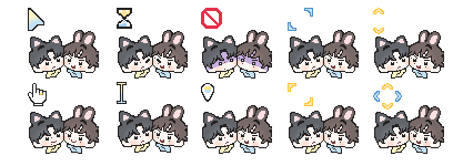 ttu_715's tweet photo. 마우스 커서 만들었음 https://t.co/0axIiDQHiE