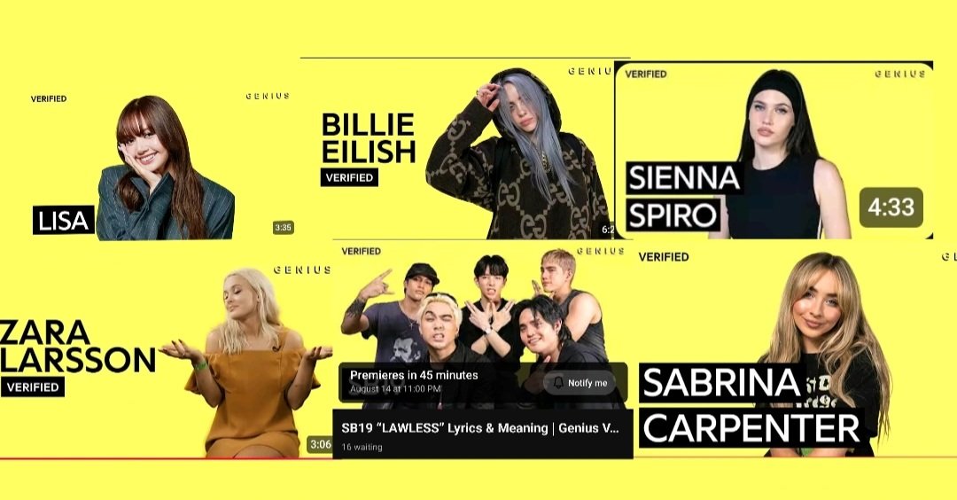 JelPopCulture's tweet photo. Do you guys realize how big of a deal this is?

SB19 ON GENIUS VERIFIED 
@SB19Official #SB19
#SB19LawlessLyricsandMeaning https://t.co/Zk9JYnH3l8