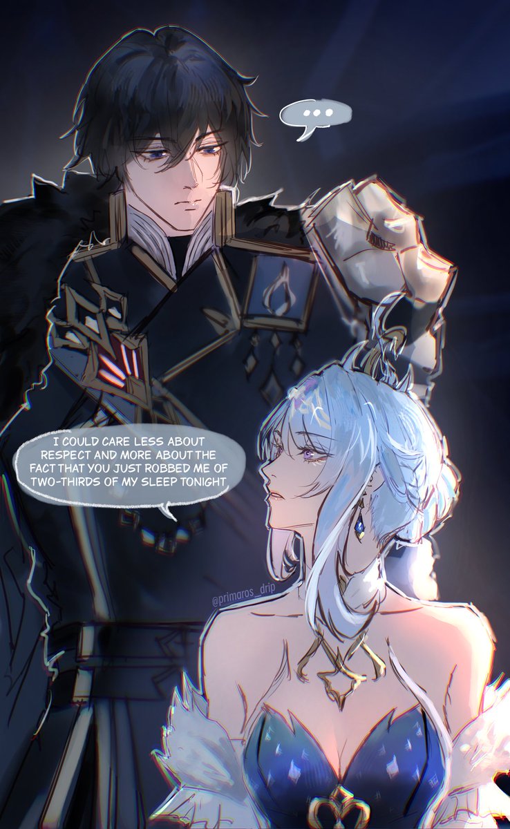 primaros_drip's tweet photo. Archon Quest dialogue out of context (manwha-coded imo) https://t.co/5jTuns2hMh