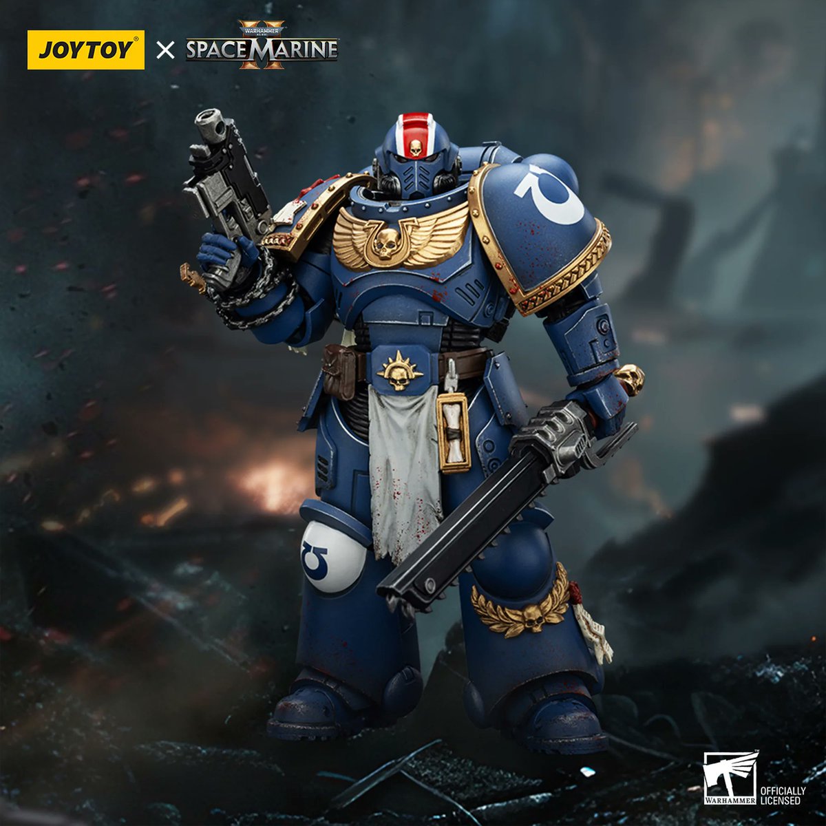 forfigure_com's tweet photo. ⚔️ FOR THE EMPEROR. ⚙️

The wait is over.

Ultramarines Lieutenant Titus — Collector's Edition is Now available for Pre-order : $53.99. FREE shipping.  

👉 Reserve yours now:
https://t.co/iLLNuEHYNG 

#Warhammer40K #JOYTOY #Ultramarines #SpaceMarines https://t.co/zO7MRY05o4