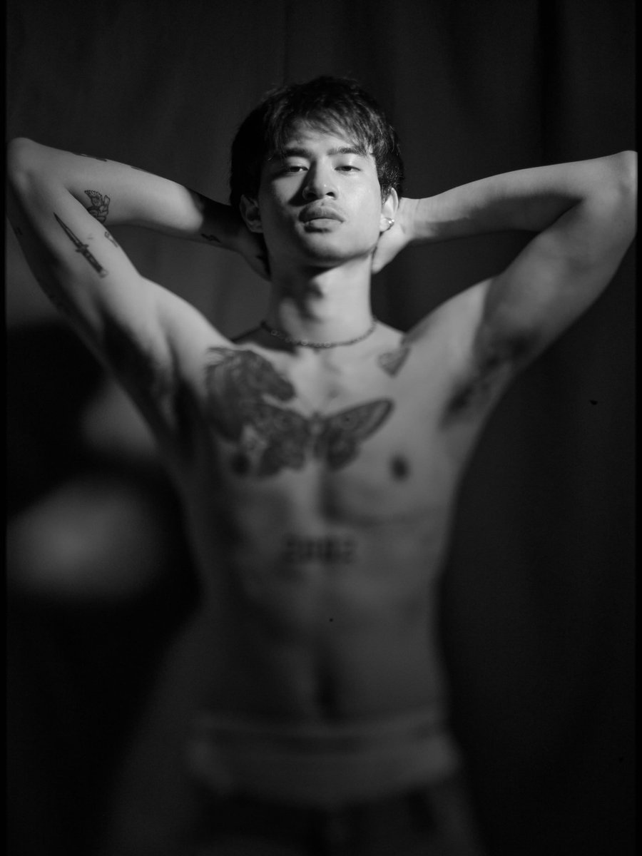 mrvvip's tweet photo. Devano Danendra shirtless on monochrome photoshoot. #selebwatch https://t.co/1sbLFaXnck