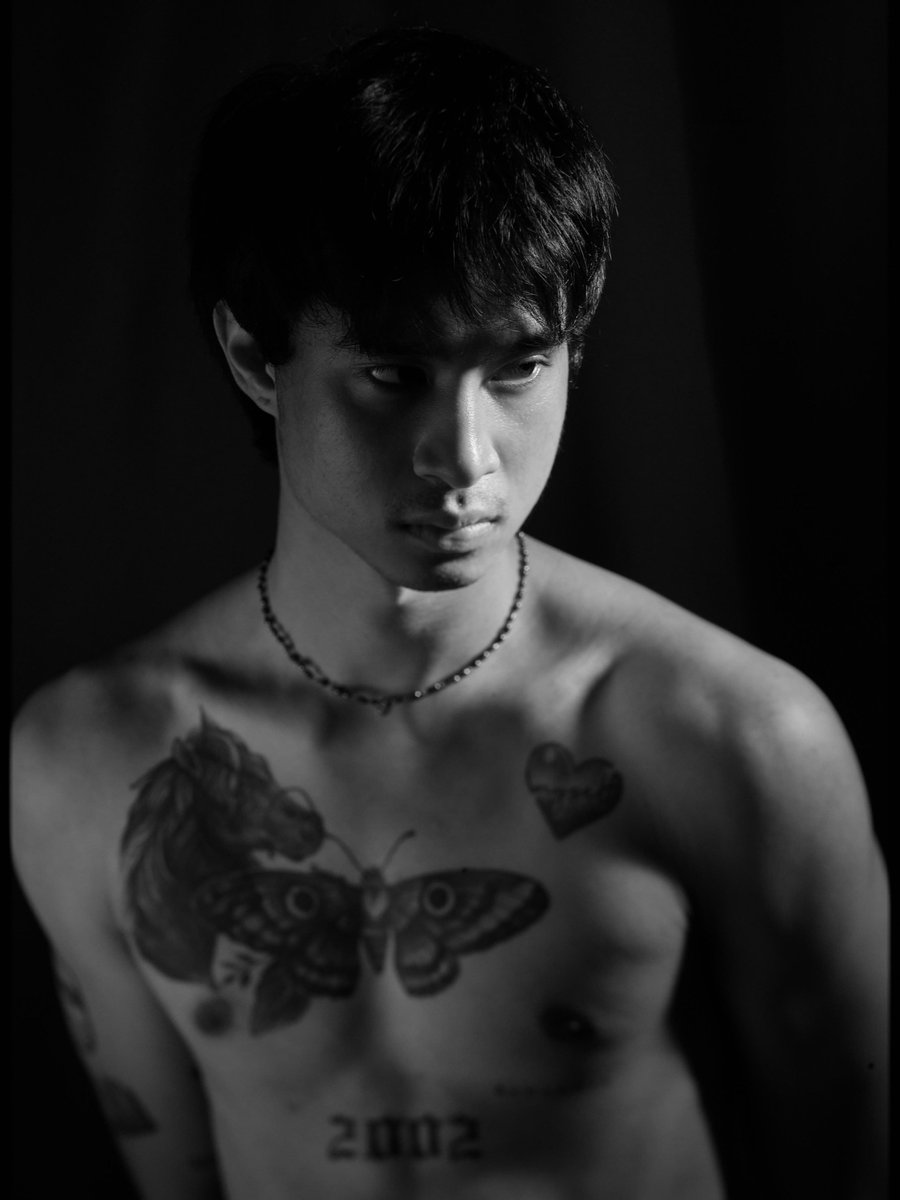 mrvvip's tweet photo. Devano Danendra shirtless on monochrome photoshoot. #selebwatch https://t.co/1sbLFaXnck