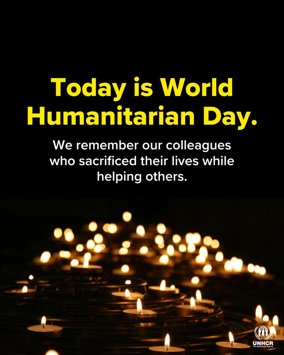 Refugees's tweet photo. They served with heart. 
They gave everything. 
We remember them.

#WorldHumanitarianDay https://t.co/37JAQaYkIN