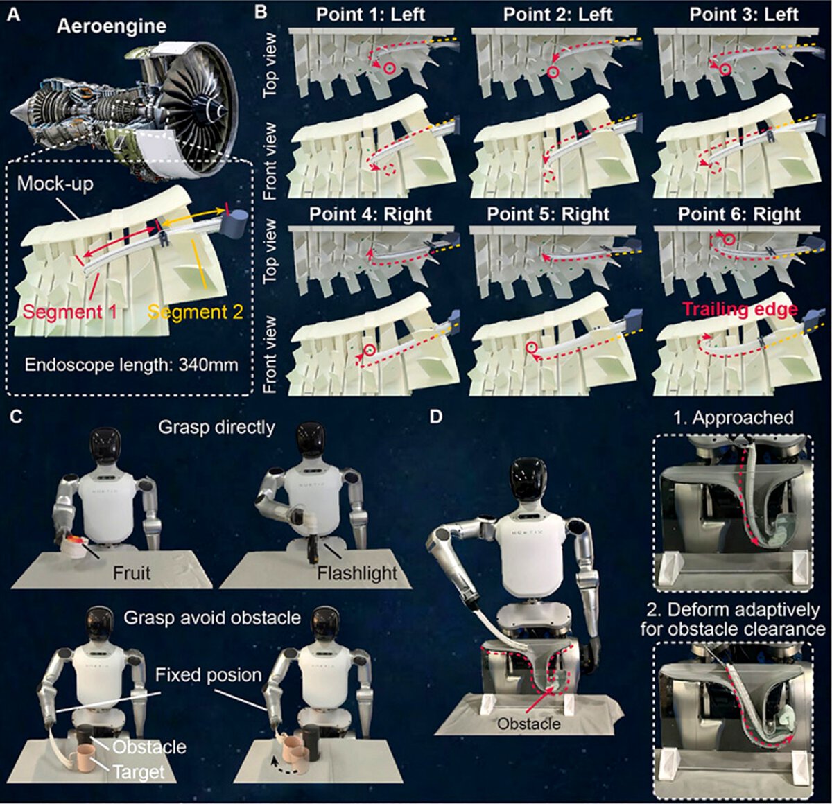 SciTechera's tweet photo. China unveils robot hand that extends 3.5 times farther than human hand 👀

- They unveiled a robot prototype that can outperform human hand in certain movements, extending and contracting 3.5 times farther than a human hand.

- Called BioflexBot, the robot combines a coiled spring, a flexible outer shell and compressed air to enable dexterous movements.

- It can pinch, rotate, hook and grasp objects, with potential applications in laboratories and confined environments.
