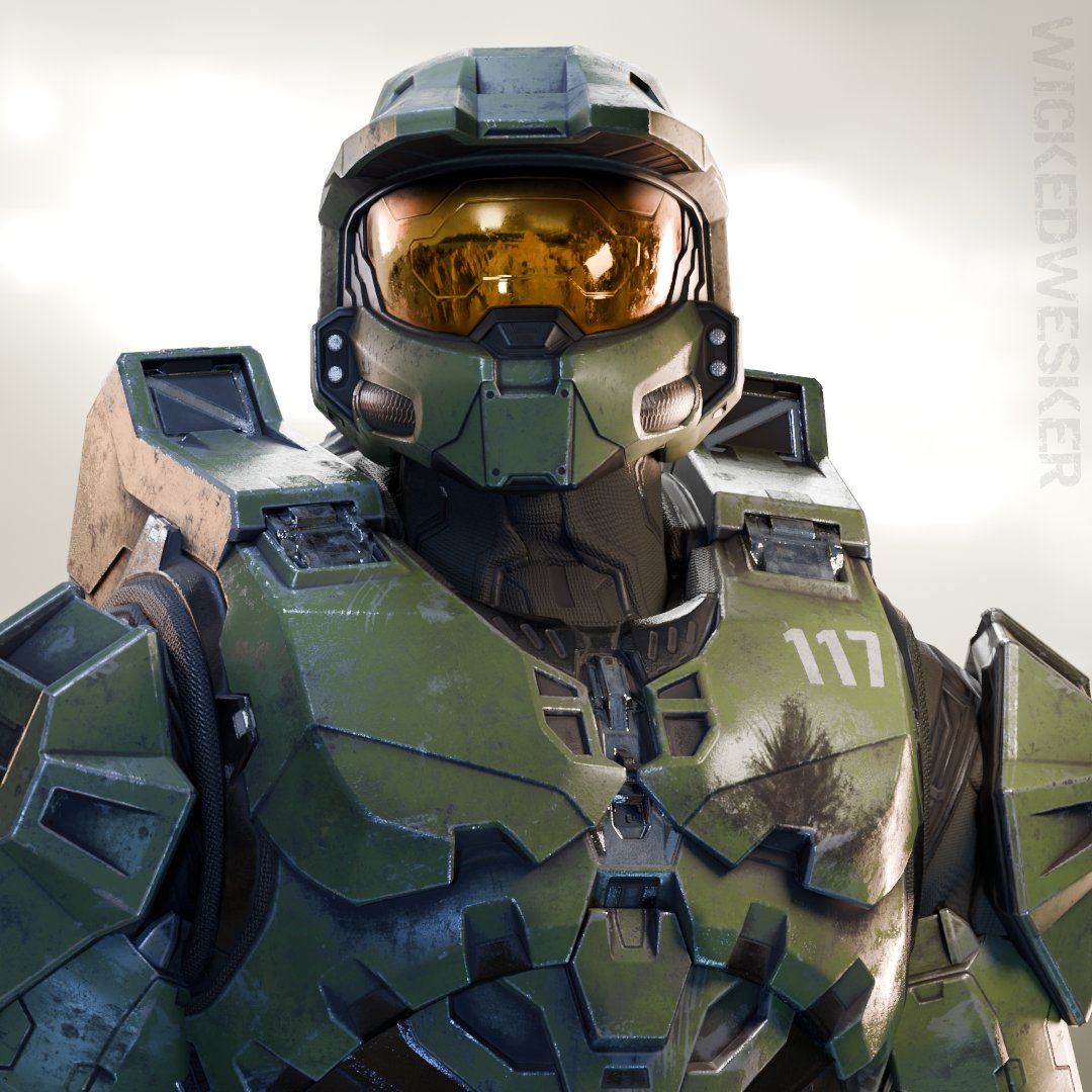 WickedWesker's tweet photo. Some more of those Spartan Renders! This character just seems to be heroic in any pose. Legend! 

💚

#halo #masterchief #gaming #render #3drender https://t.co/mp0JDv1cuZ
