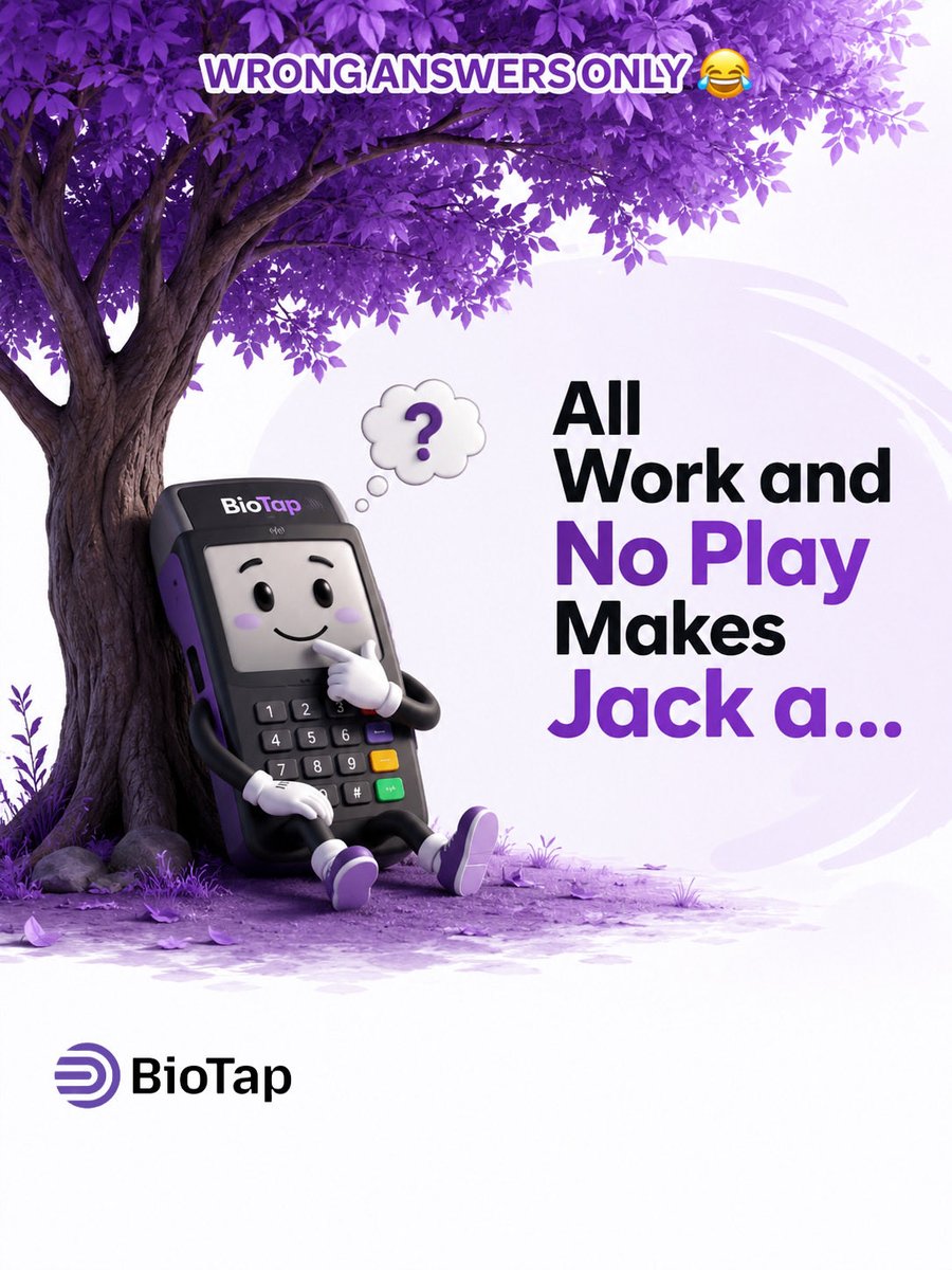 Biotapapp's tweet photo. ๐ Look at how you rushed to pick up your bag and dashed for the door!
Indeed, thank God itโs Friday! ๐ฅณ
Because all work and no play makes Jack aโฆ ๐
Wrong answers only! ๐
#BioTap #TGIF #WrongAnswersOnly #FridayVibes https://t.co/pXkGxeaCNo