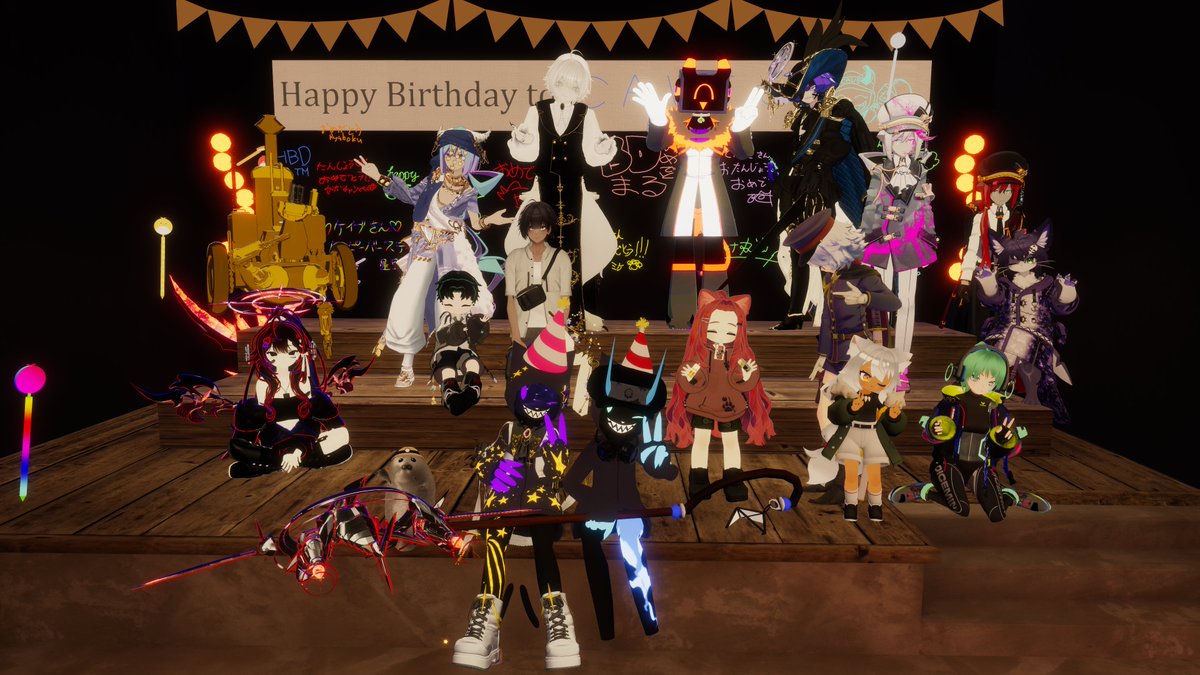 Azarashi_VR's tweet photo. CAVEさん誕生日おめでと～！！ https://t.co/YHXVnlScYh