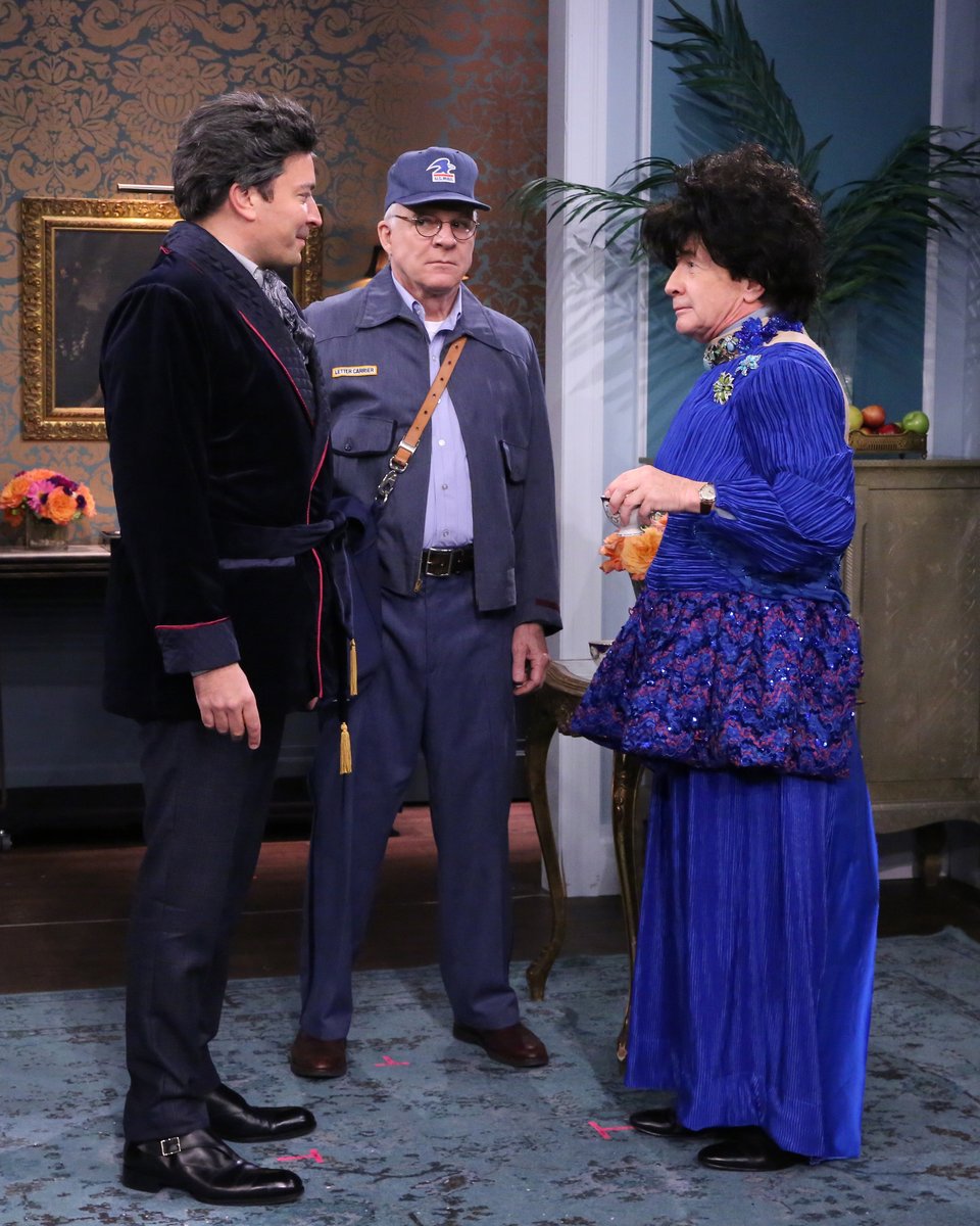 jimmyfallon's tweet photo. Happy birthday to Steve Martin—the once-in-a-lifetime genius who made comedy feel like magic and made me want to spend my life chasing it.

OH, SO I’M SUPPOSED TO ACCEPT THIS AS A BIRTHDAY TRIBUTE? https://t.co/rE2dKtgpIK