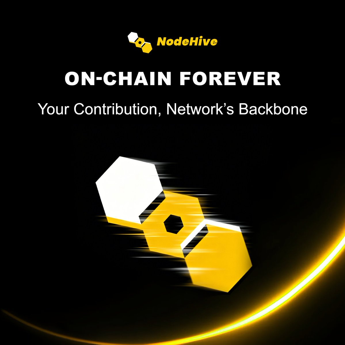 NodeHive_X's tweet photo. 📊 Launch Fact: Every plugin task will now be permanently recorded on-chain
Immutable. Verifiable. Credible.
Every contribution counts.
#NodeHive #OnChainProof #PluginLedger #DePINAccounting https://t.co/bln0ynVMEK